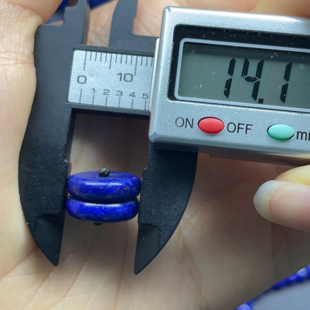 青金石未镶嵌隔片14+