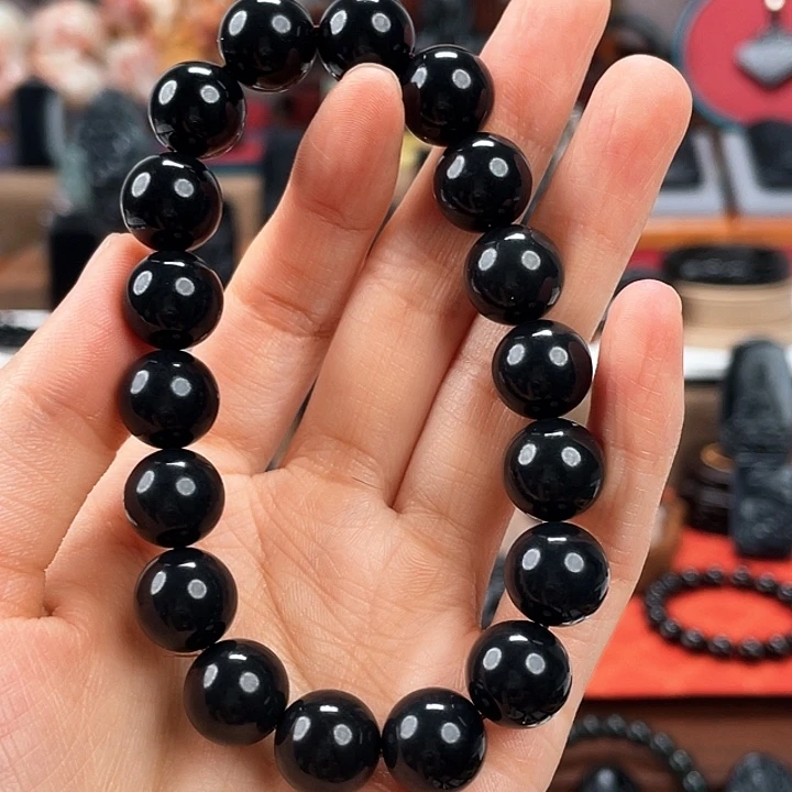 未镶嵌手串和田玉卡12精工羊脂级