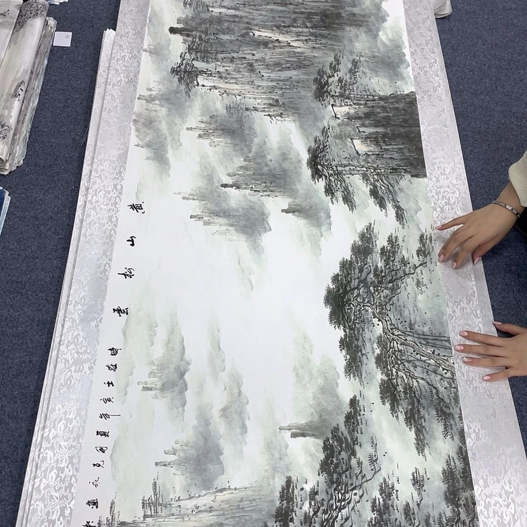 国画作品小姐姐放漏…