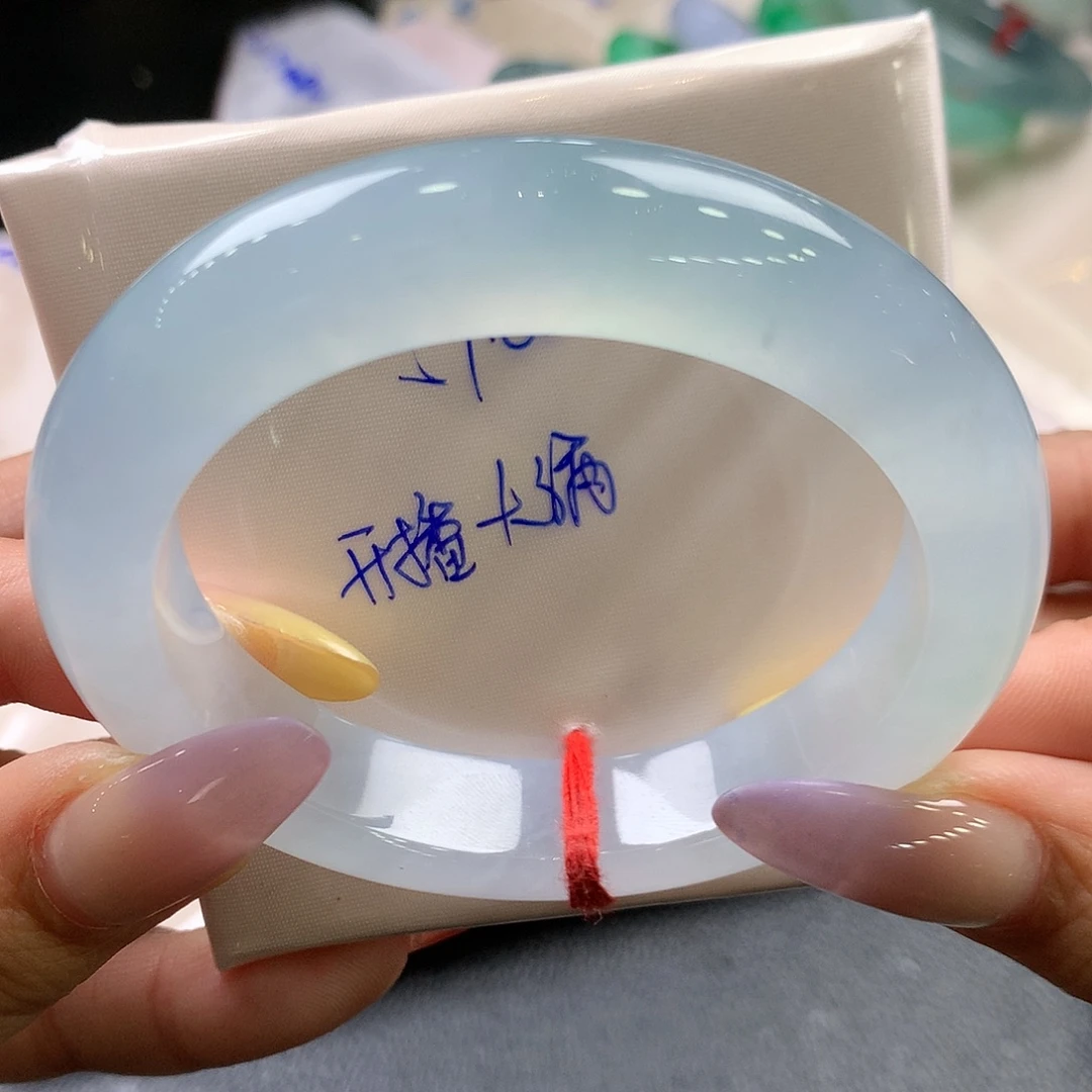 翡翠未镶嵌手镯57.2正