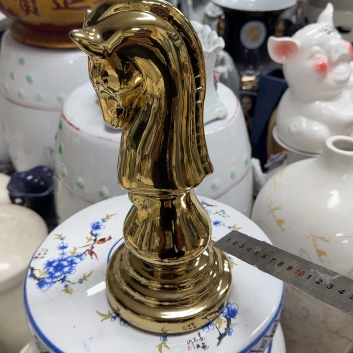 瓷片陶瓷工艺花瓶摆件