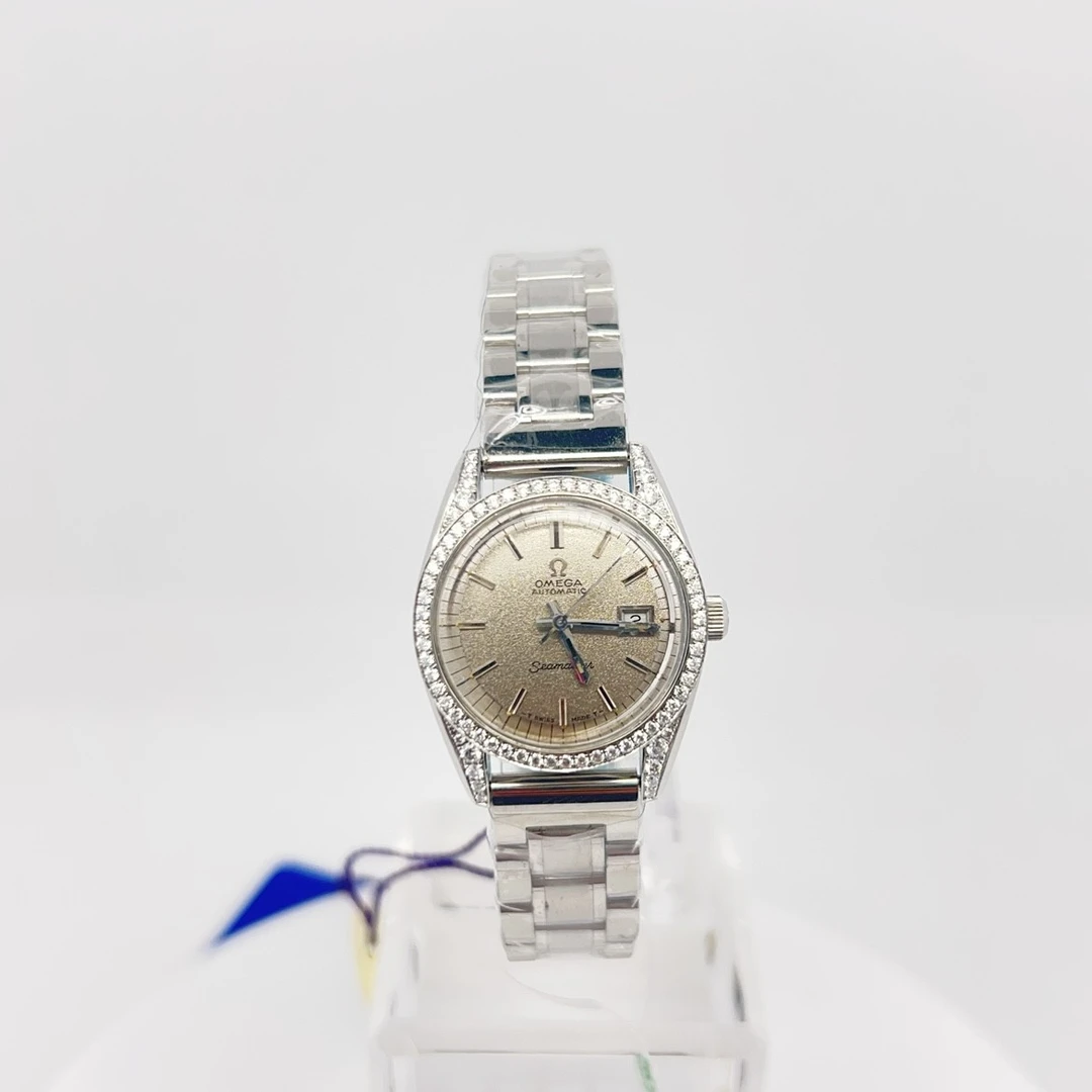 95新 Omega/欧米茄 自动机械后钻25.5mm/公价32999/wh8665