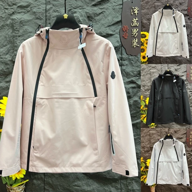 秋季新款情侣冲锋衣男女户外运防风外套9273连帽卫衣男士防风夹克