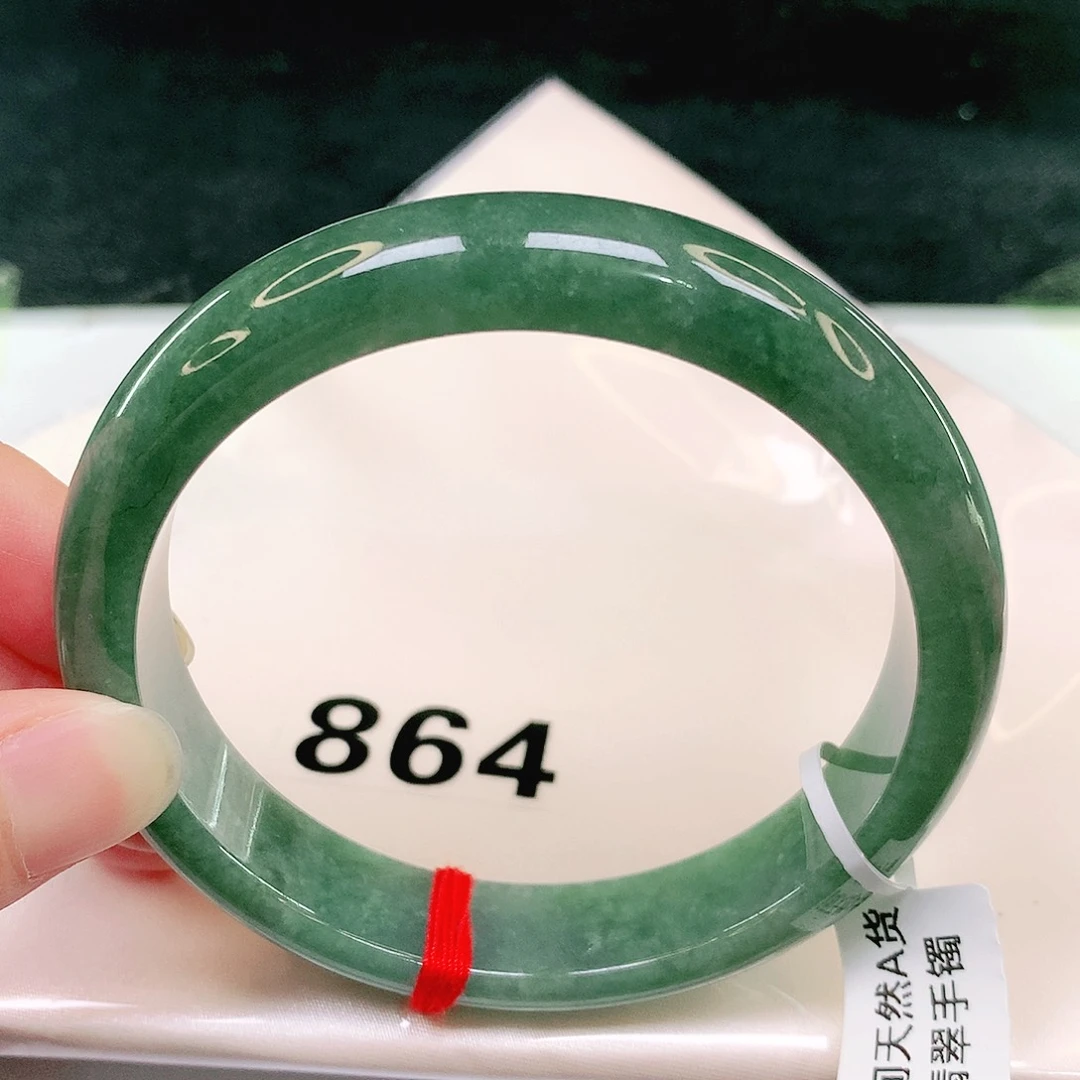 翡翠手镯未镶嵌2号63.3圈