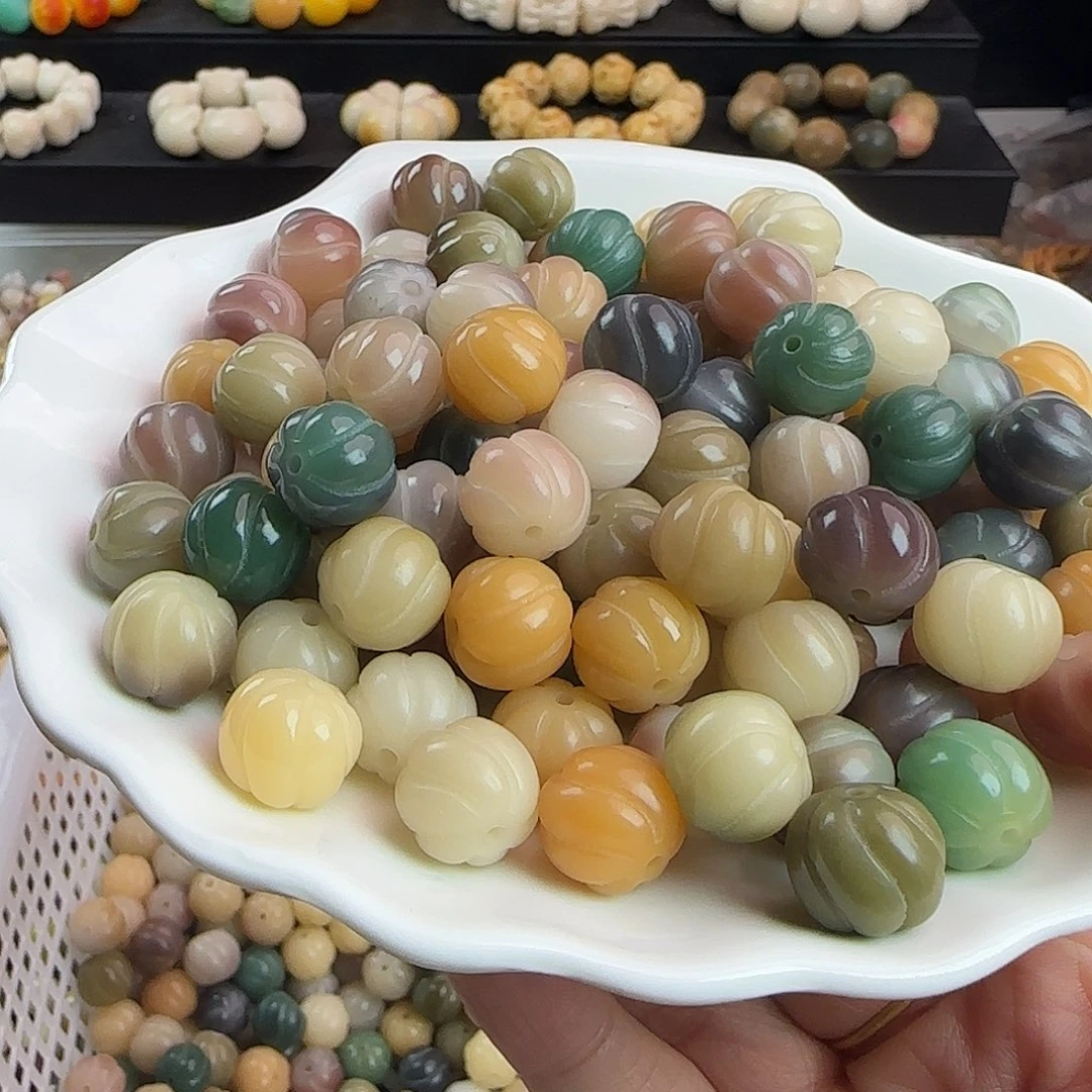 菩提根/象牙果手串卡13多肉葡萄卷卷酥100颗