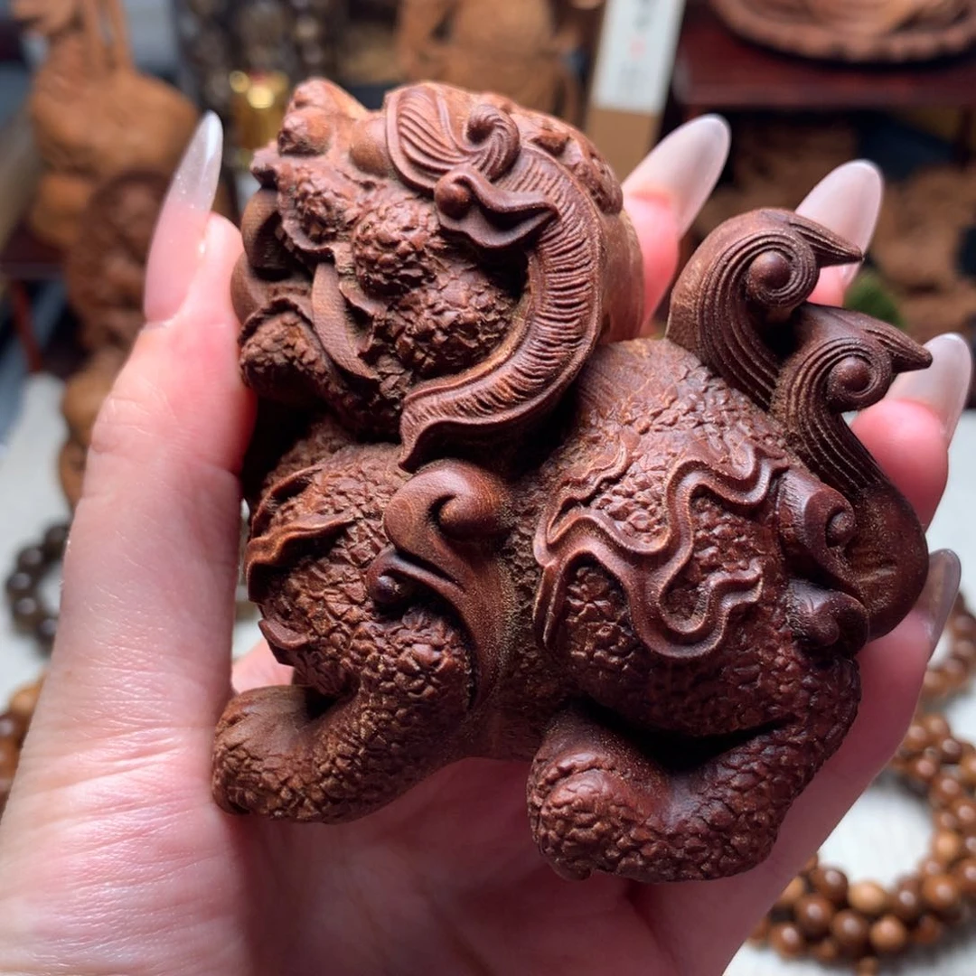 檀香木其他老山檀香大貔貅微瑕