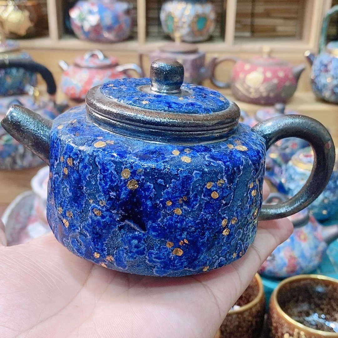 粗陶志野柴烧茶器