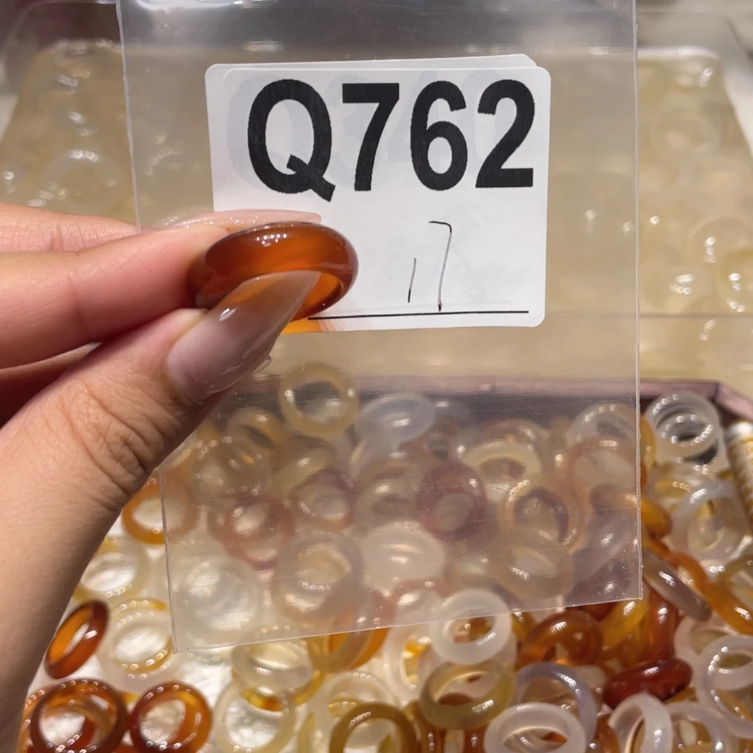 玛瑙/玉髓未镶嵌戒指762