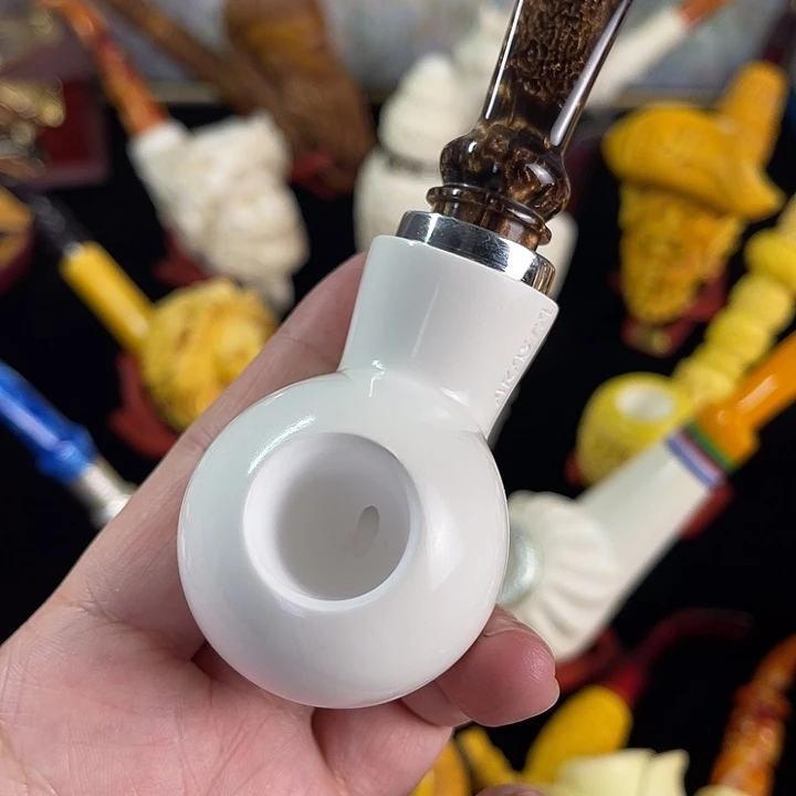 海泡石烟斗小号空腔苹果04