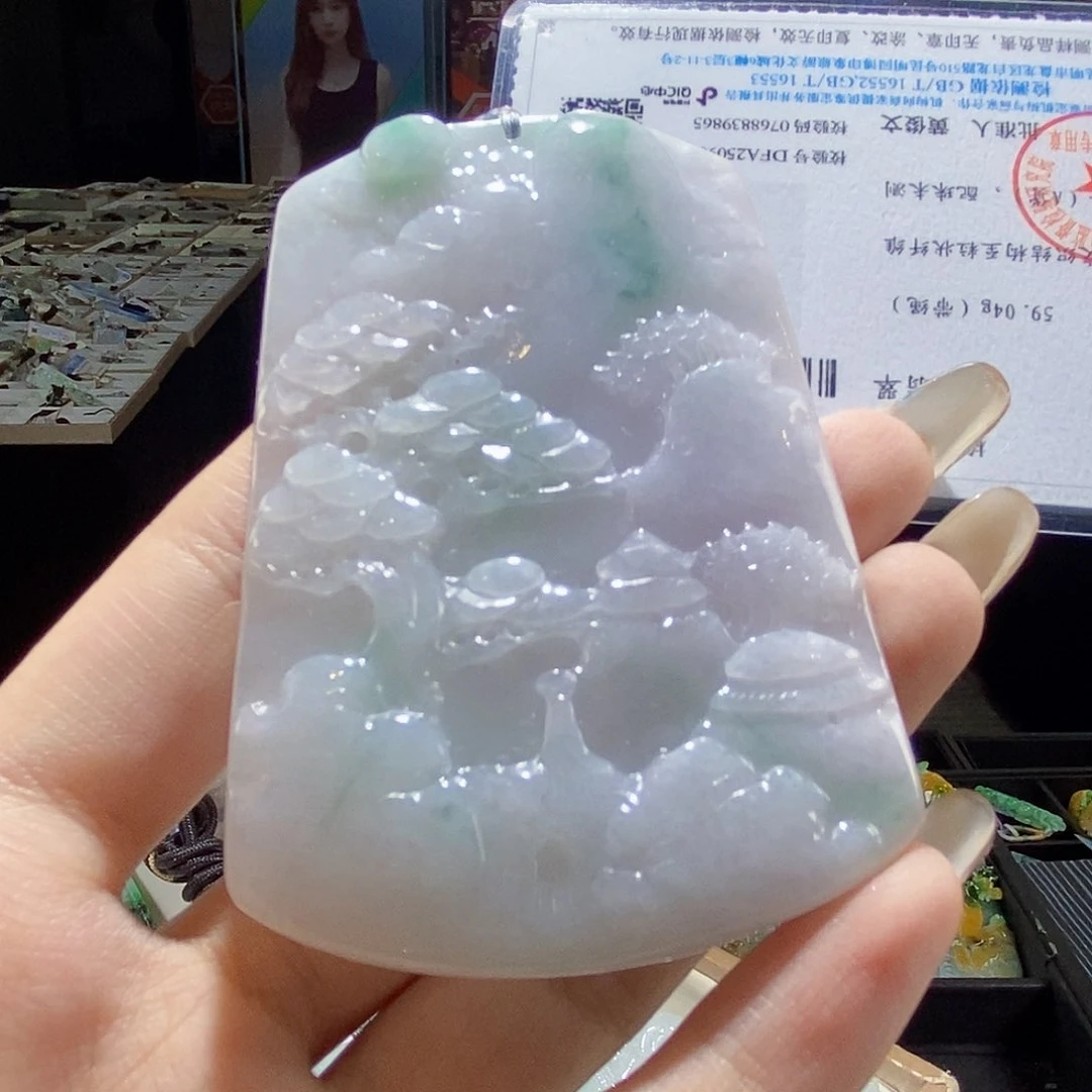 颈饰未镶嵌翡翠翡翠