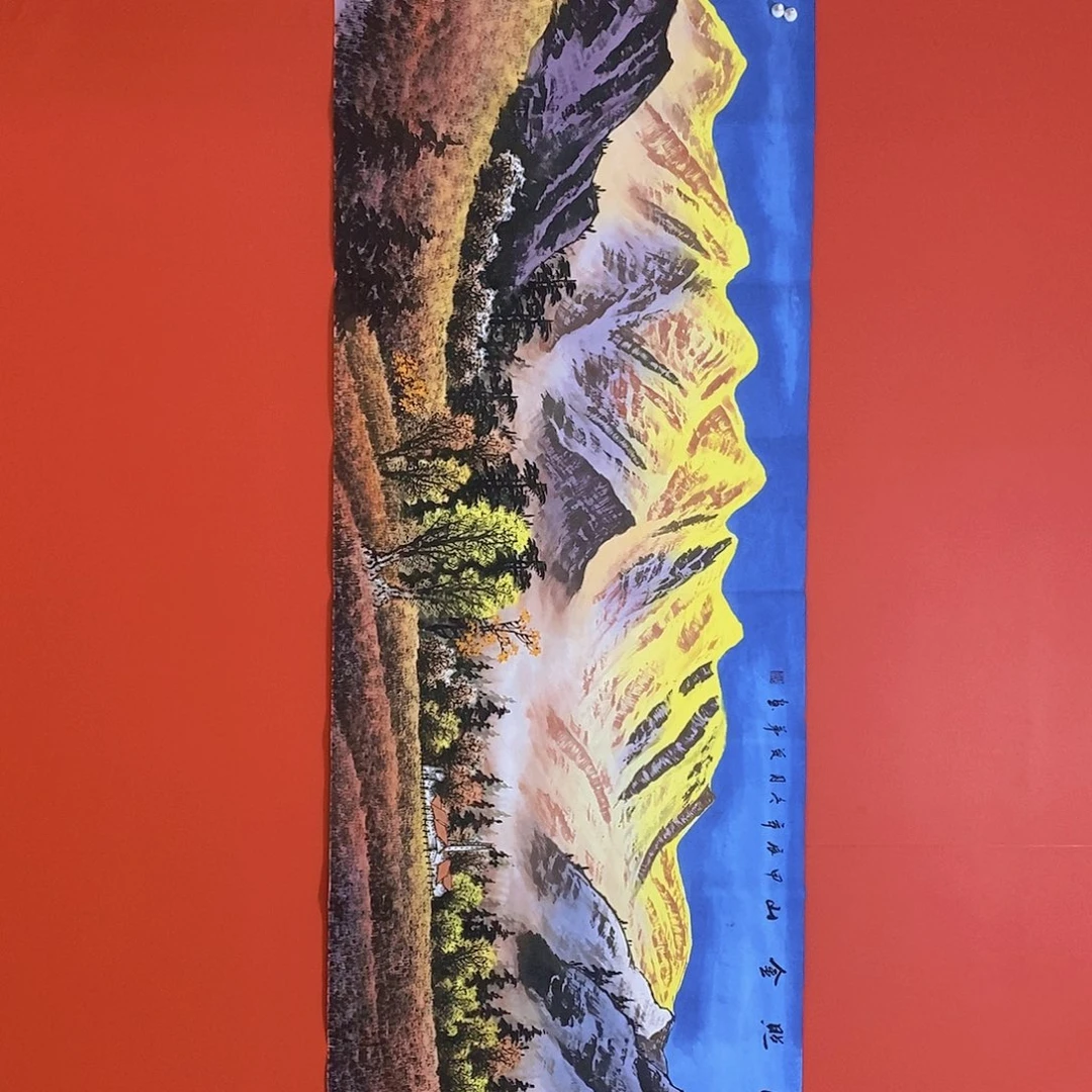 国画山水花鸟国画作品