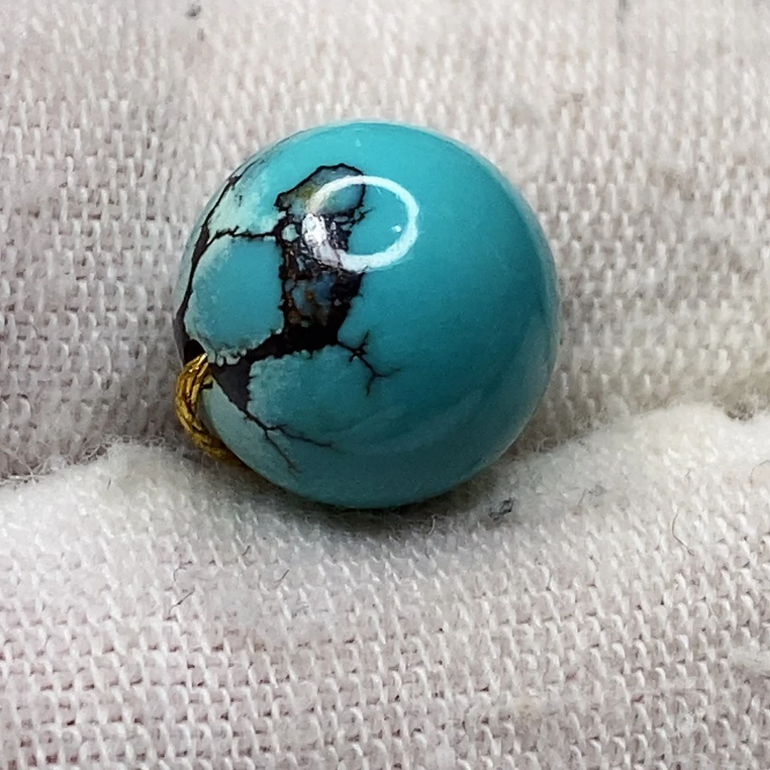 绿松石未镶嵌天然原矿 带武汉地大证书