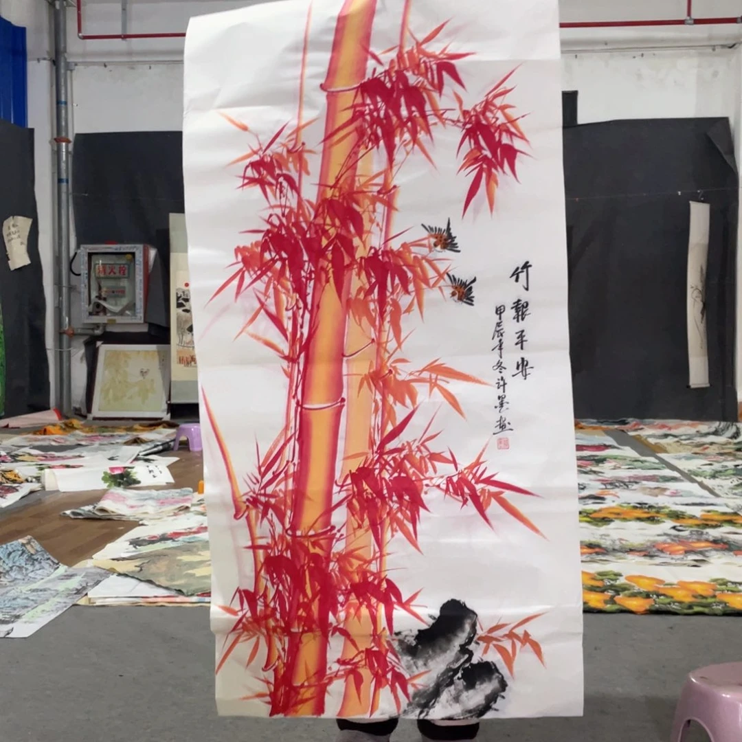 国画国画作品画心一张