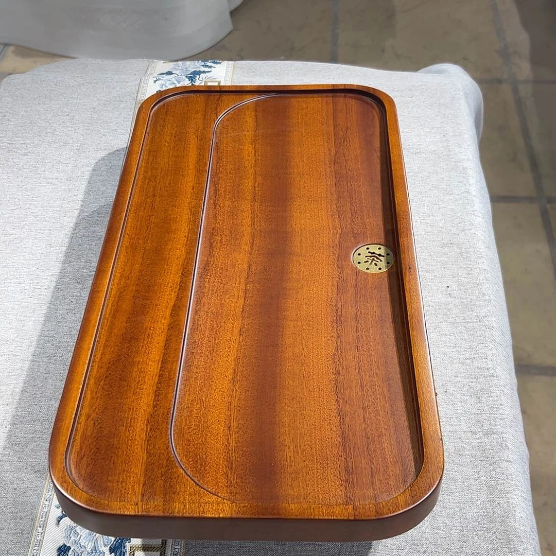 非洲进口花梨实木茶盘50x27x3