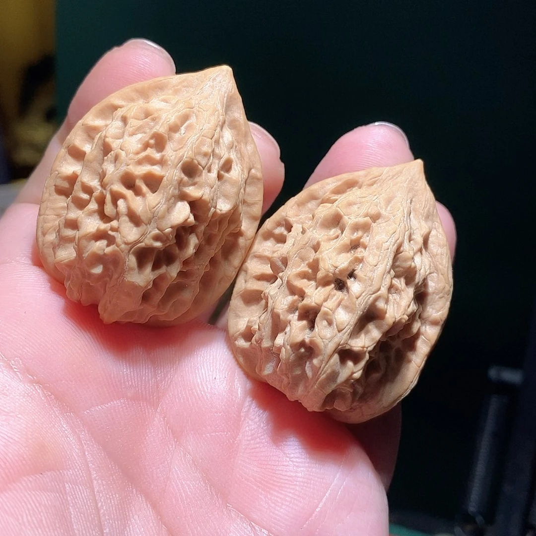 葉***把件文玩核桃36沈鸡全品