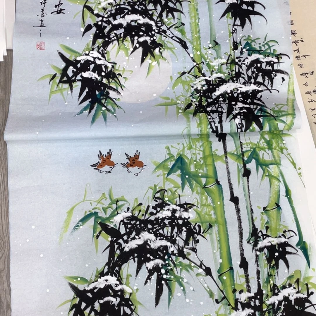 国画许墨老师作品欣赏
