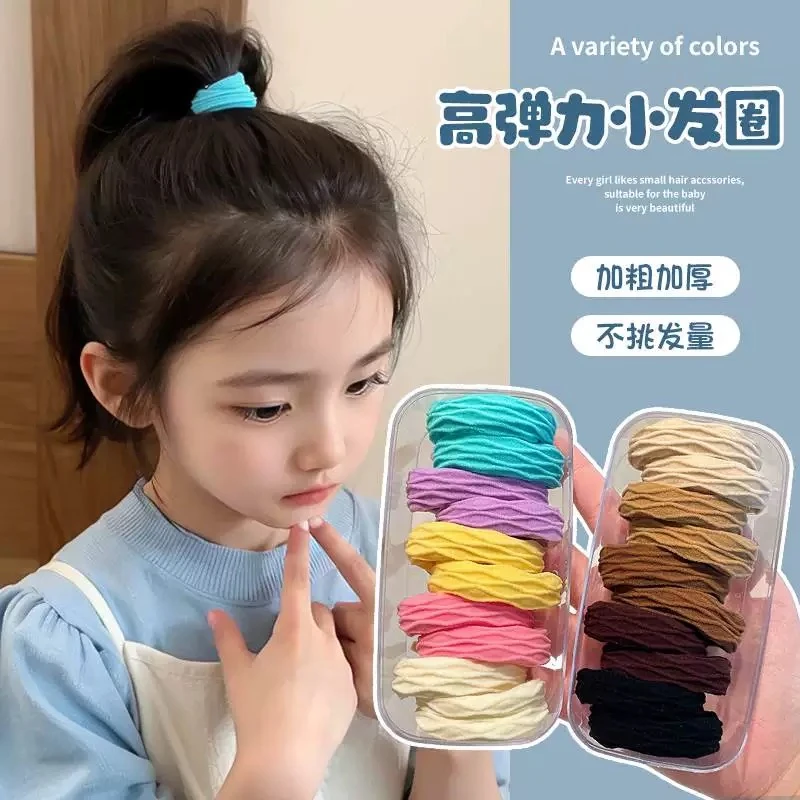 超柔软高弹力耐用高马尾盒装精品发绳皮筋扎头发发圈2025夏季新款