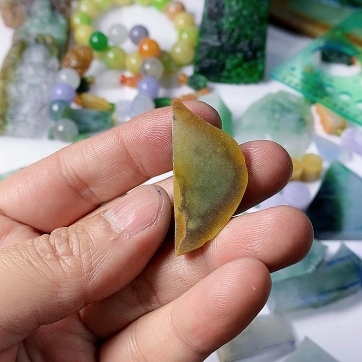 翡翠散珠天然翡翠A货