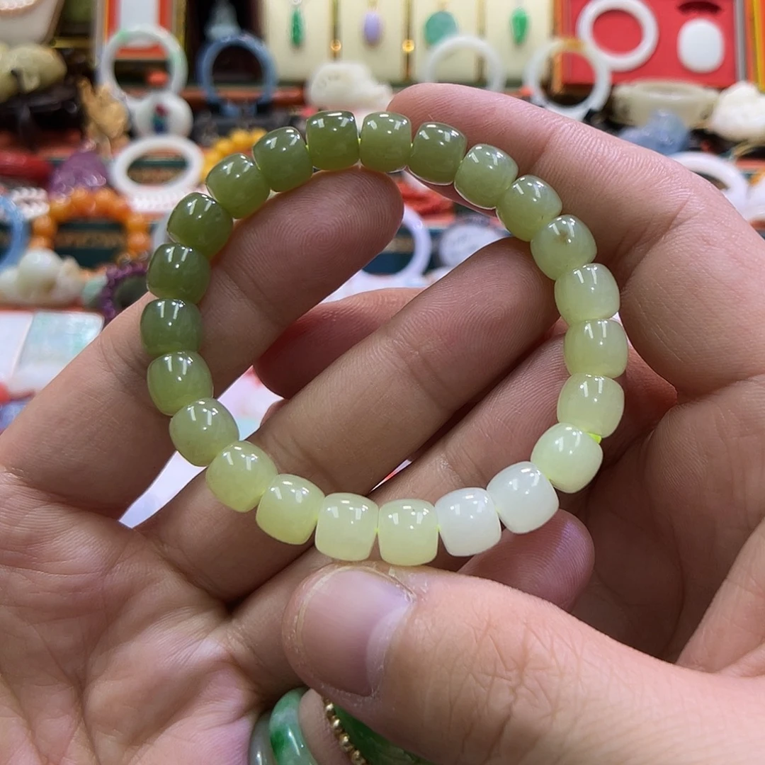 和田玉（黄玉）未镶嵌手链
