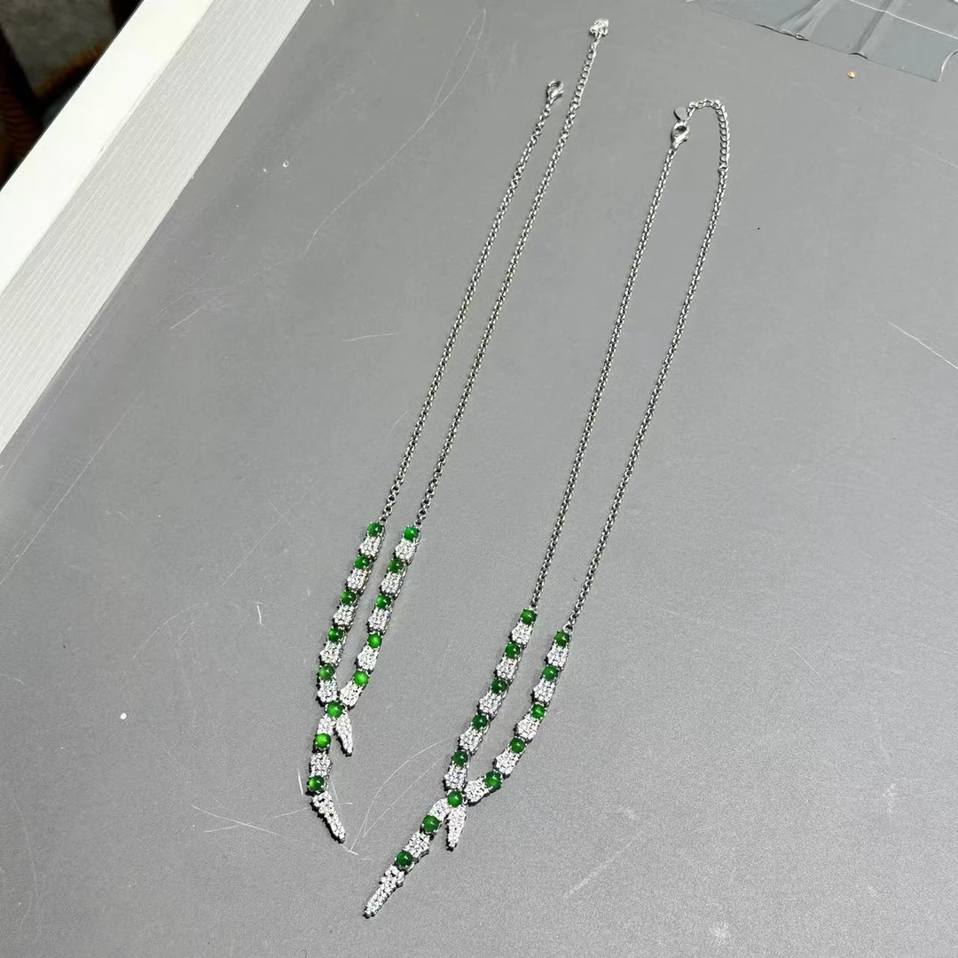 【菲菲】翡翠项链多样性发其一@k