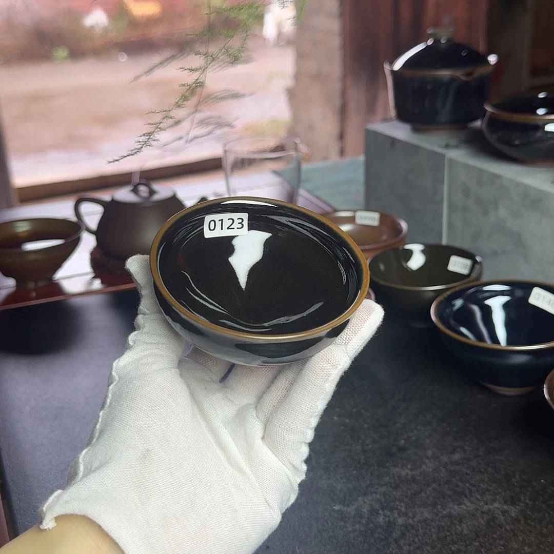 茶盏0123 柴烧手工主人杯