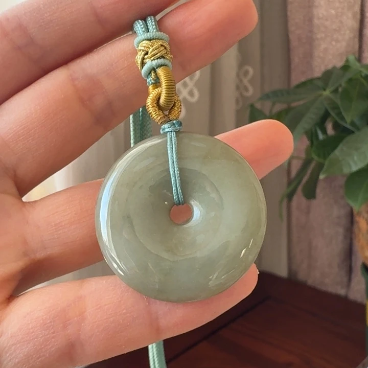 翡翠未镶嵌颈饰平安扣小 33➕