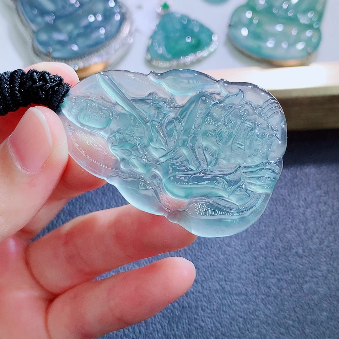 颈饰未镶嵌翡翠翡翠