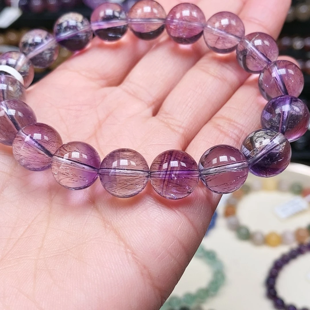 水晶手串未镶嵌超七