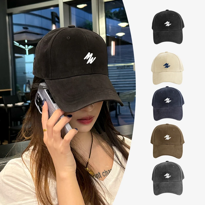 显脸小棒球帽时尚休闲百搭夏季黑色ins韩版户外情侣软顶宽松鸭舌