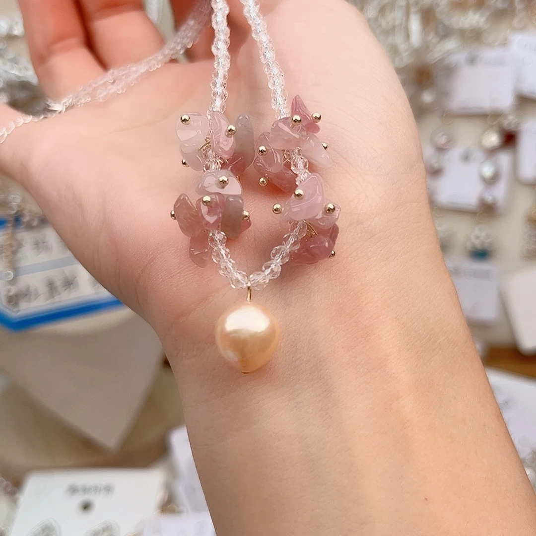 颈饰未镶嵌淡水珍珠