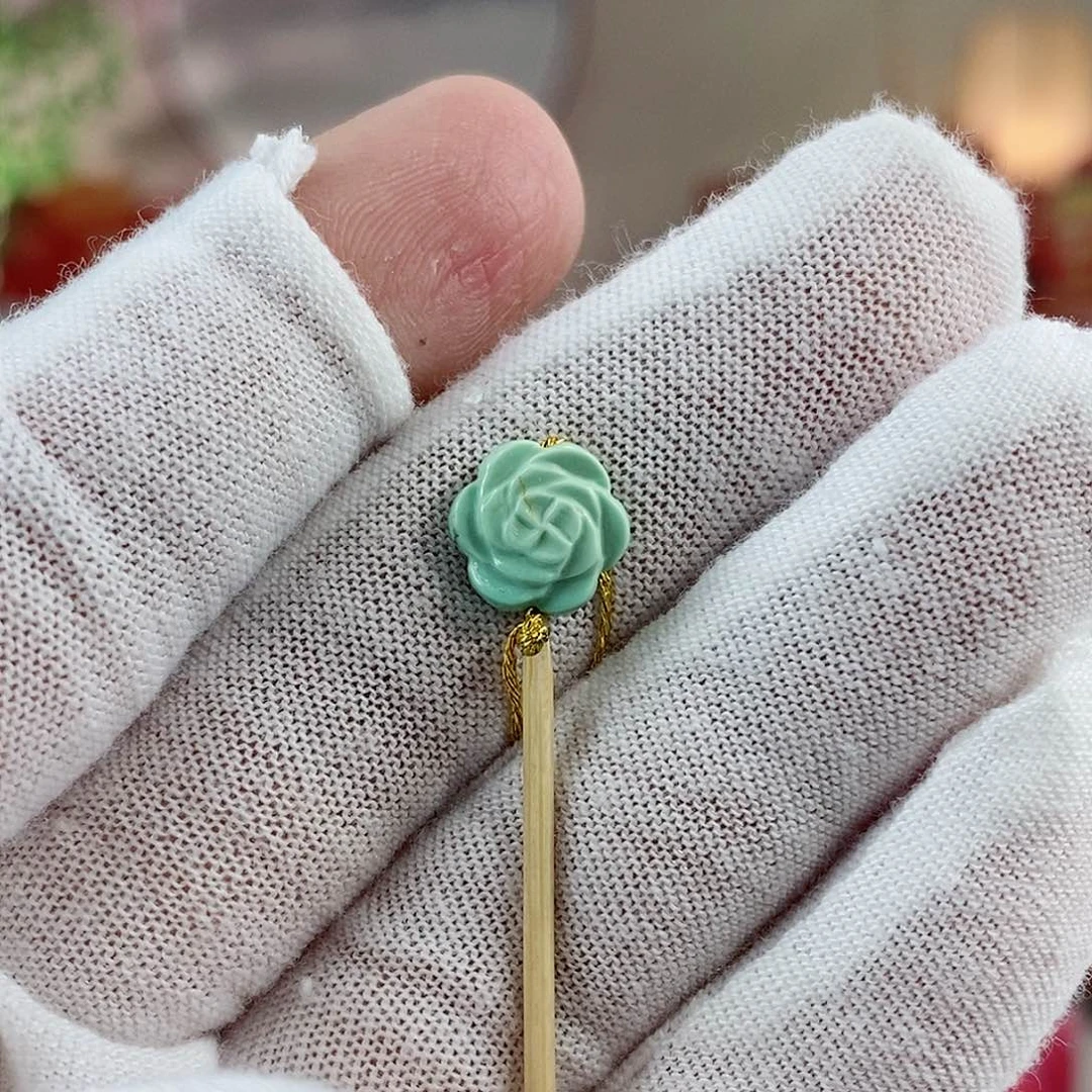 绿松石珠宝奇石未镶嵌