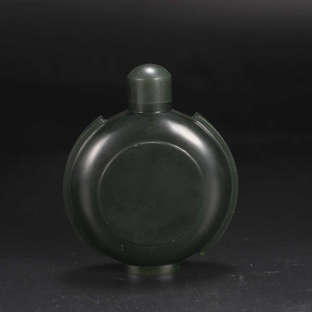 lot7和田玉塔青鼻烟壶（张合冰作）/保利拍卖