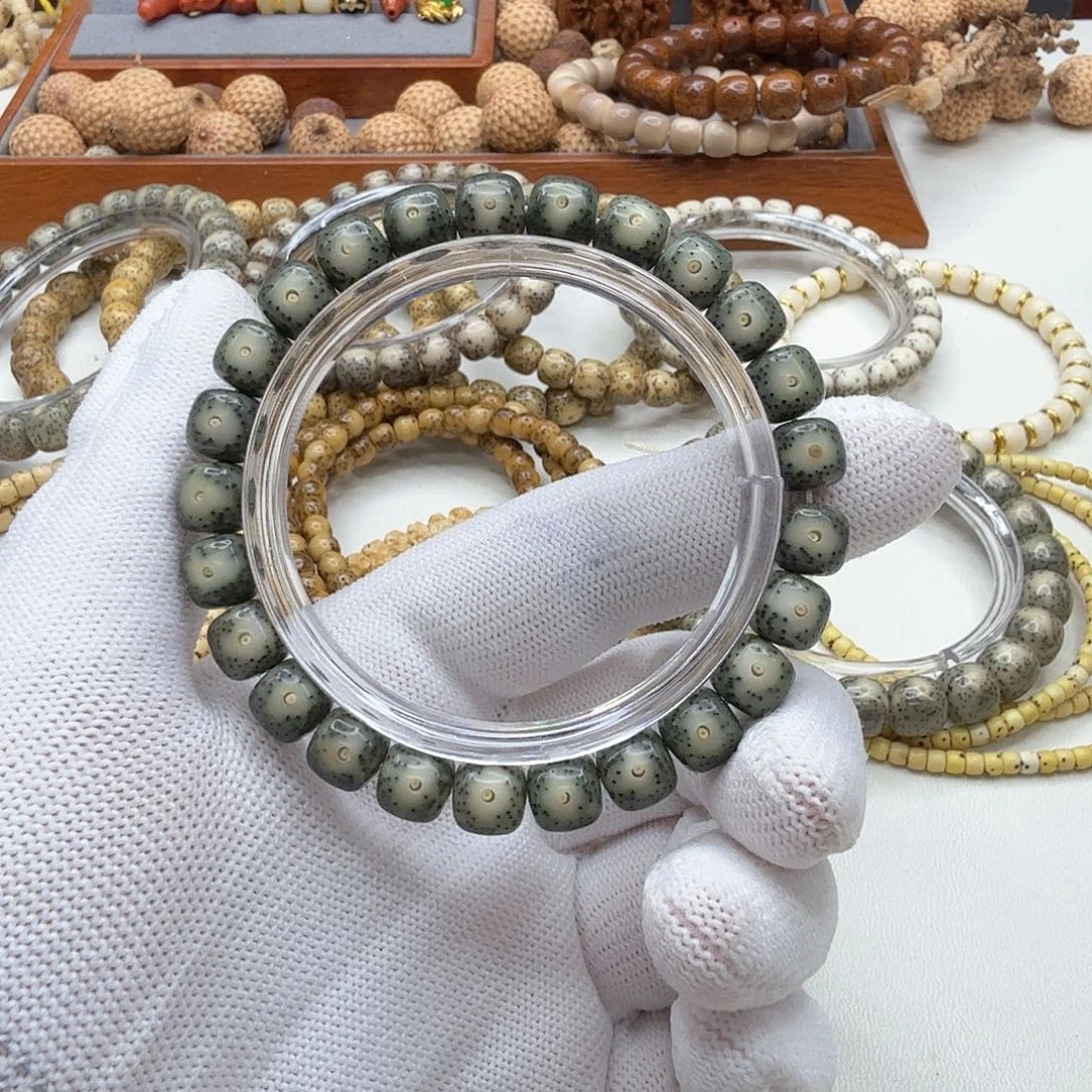 手串星月菩提27梵天糯冰大眼睛针尖星9左右单圈一物一图