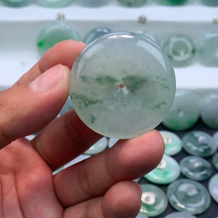 颈饰未镶嵌翡翠缅甸天然A货翡翠41-6,3