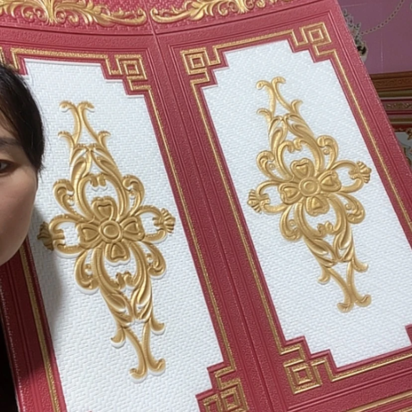 【闪购商品】纸裁剪款中国结红色3张