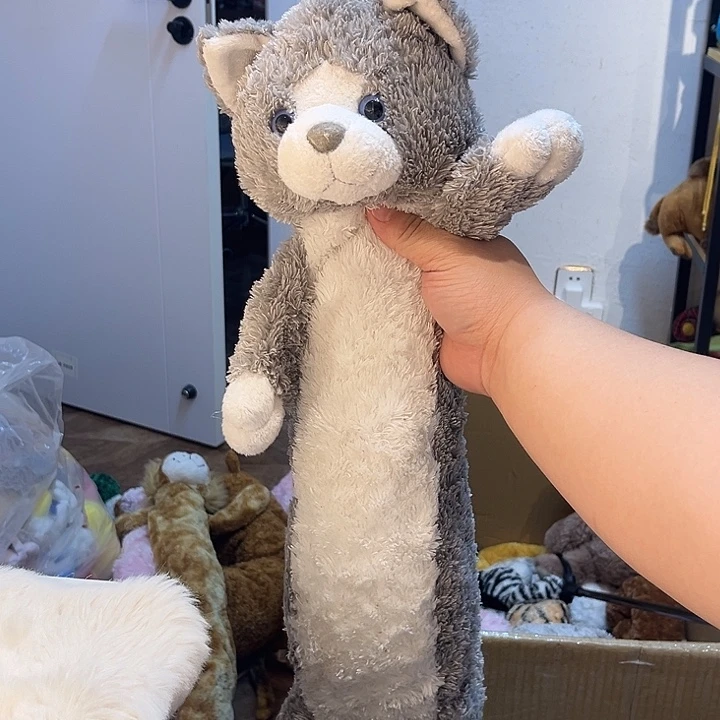 毛绒玩偶软软长条颗粒