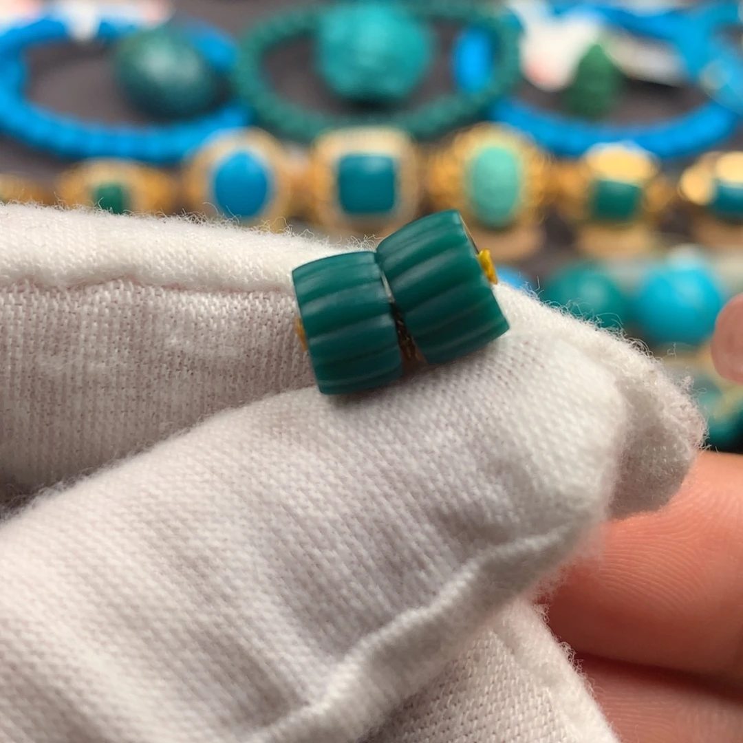 绿松石未镶嵌发饰7.7mm