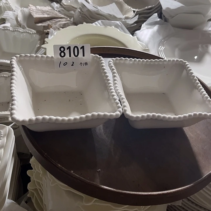 瓷微瑕外贸餐具8101