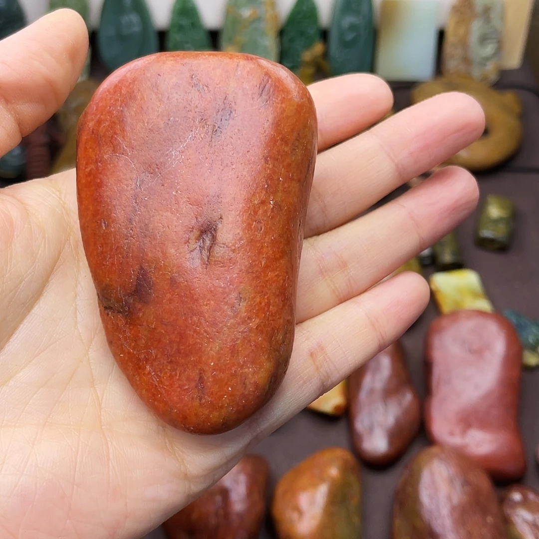 岫岩河磨玉（透闪石质玉）未镶嵌颈饰