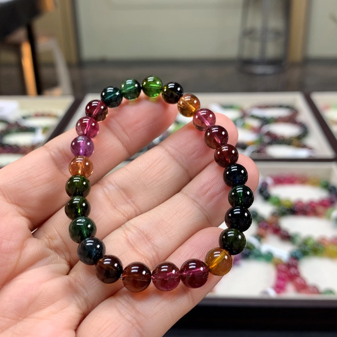 手链碧玺未镶嵌7:3左右