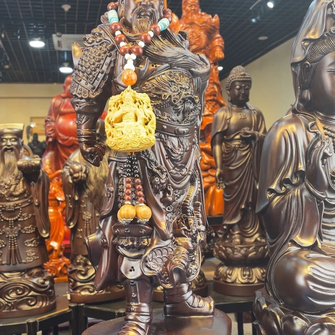 吴***霖六十高的黑檀木二爷