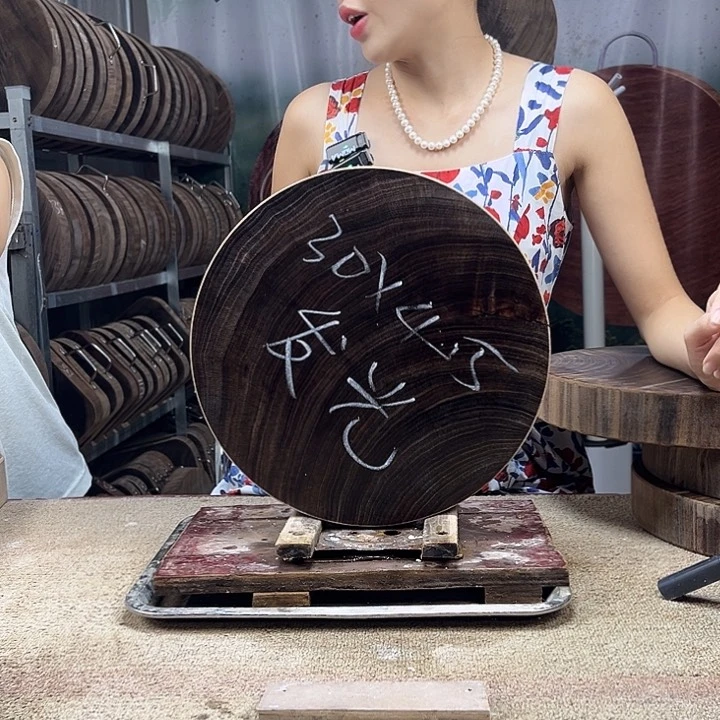 木正宗蚬木菜板圆形