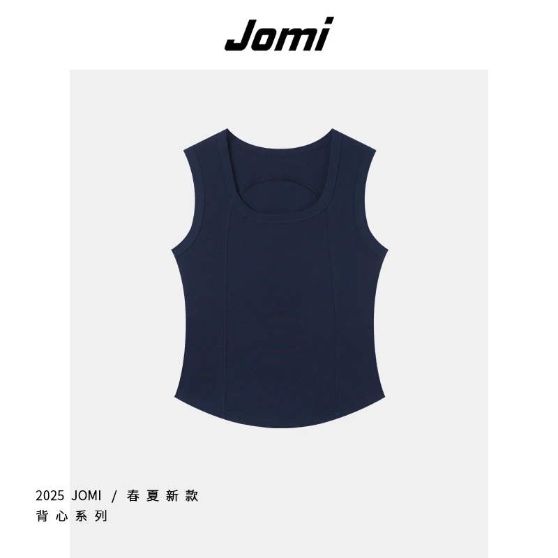JOMI吊带背心外穿设计感无袖内搭打底短款上衣