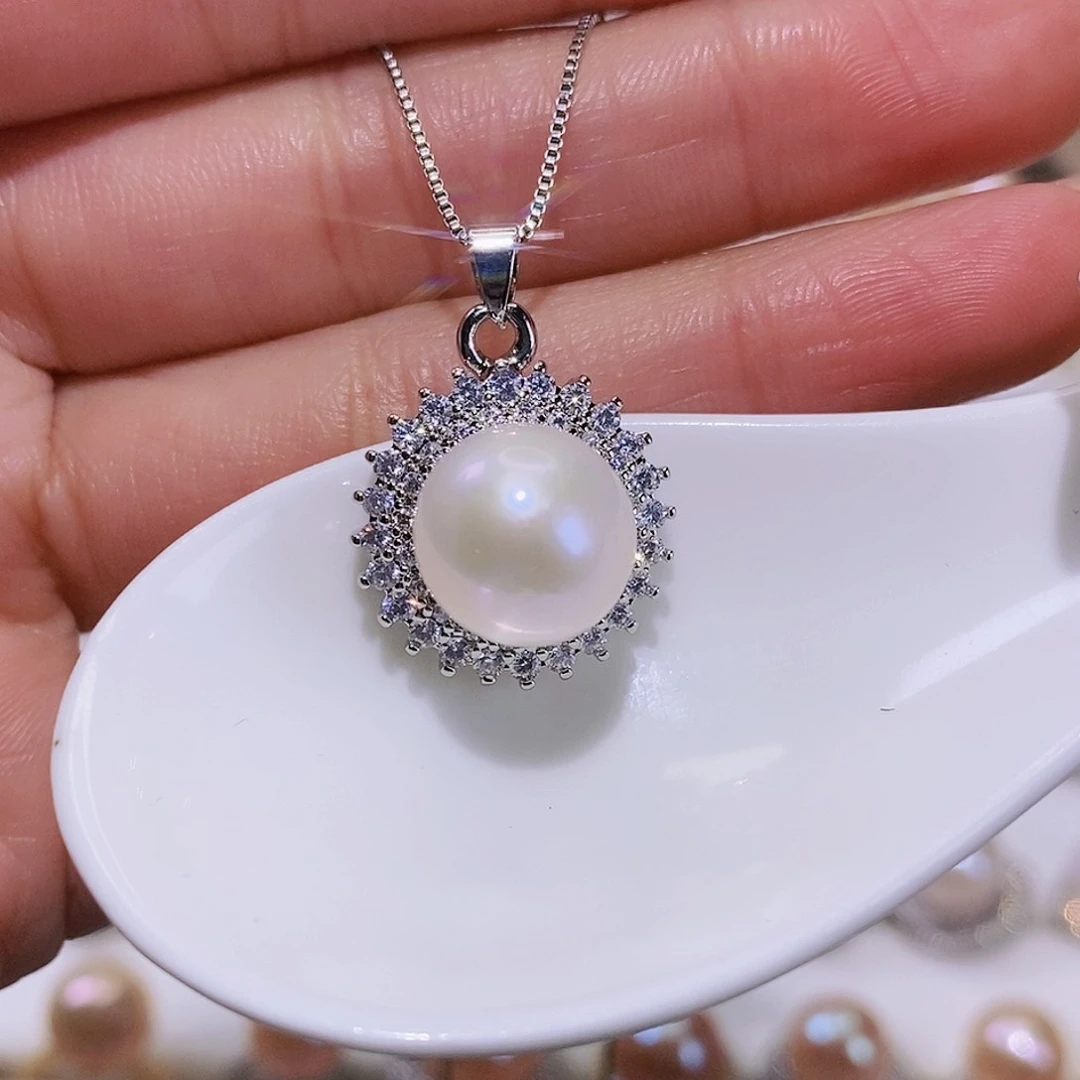 淡水珍珠颈饰合金