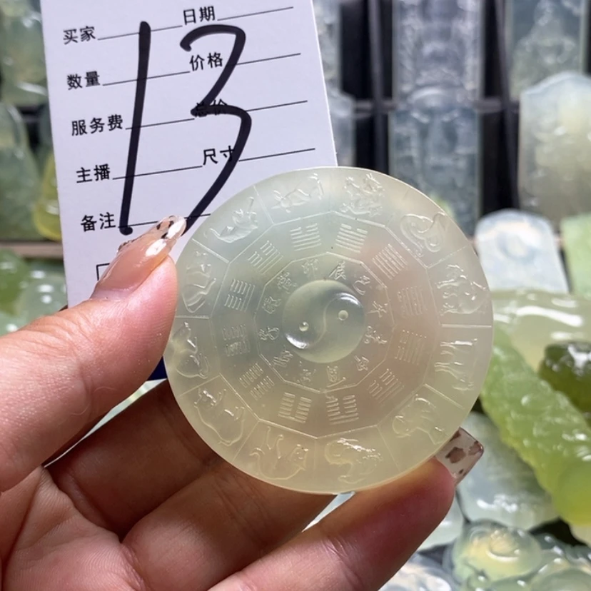 【闪购商品】蛇纹石玉合金手把件?****ღ