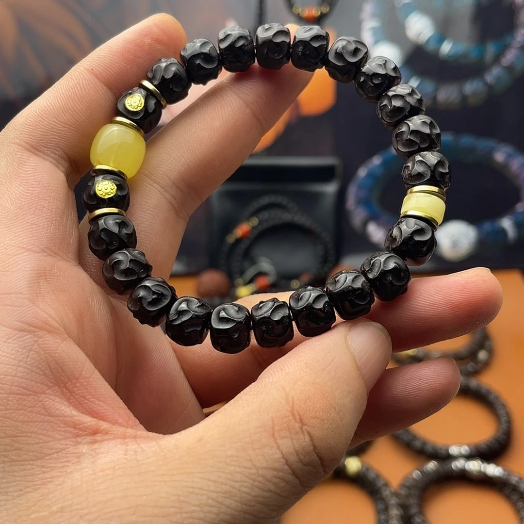 涅***槃椰蒂手串10✖️8游龙双腊