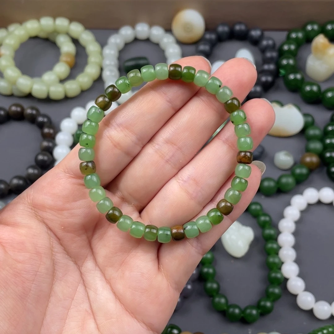 和田玉手串未镶嵌