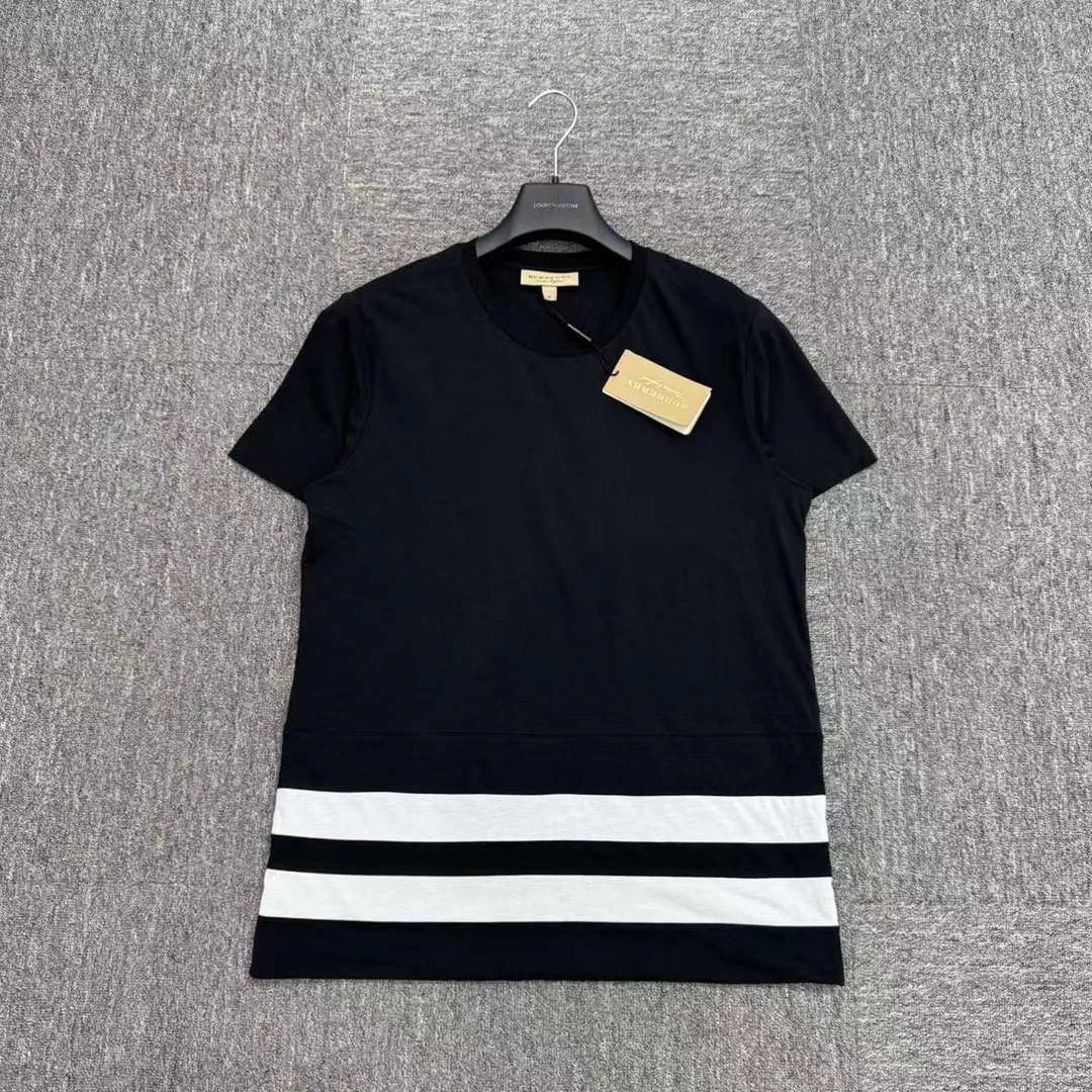 99新 BURBERRY/博柏利  条纹印花短袖/M码/编码18020