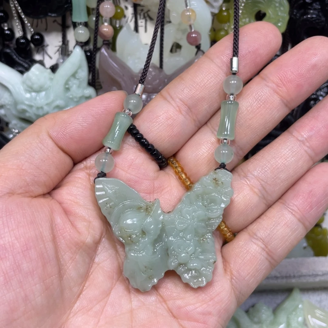 【闪购商品】岫玉颈饰未镶嵌19吊坠