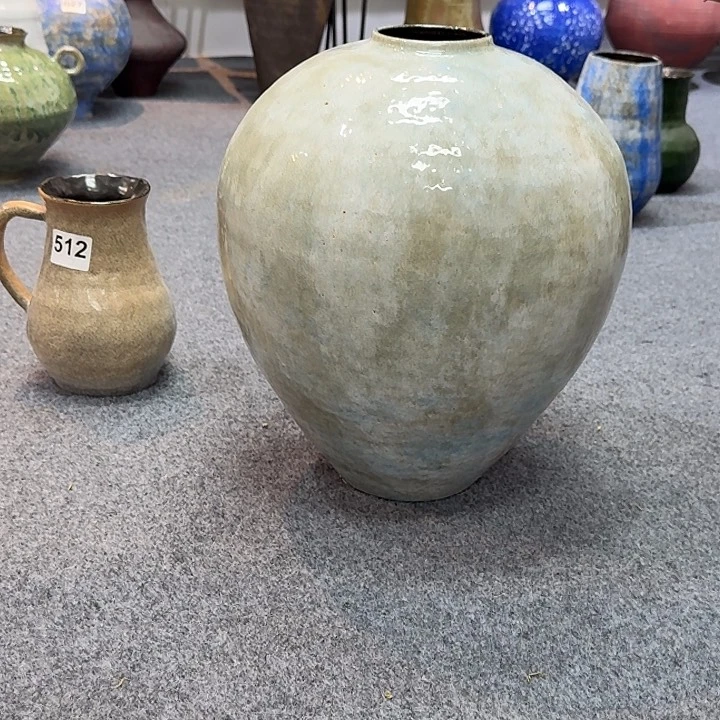 双***面瓷片景德镇手工花器原创